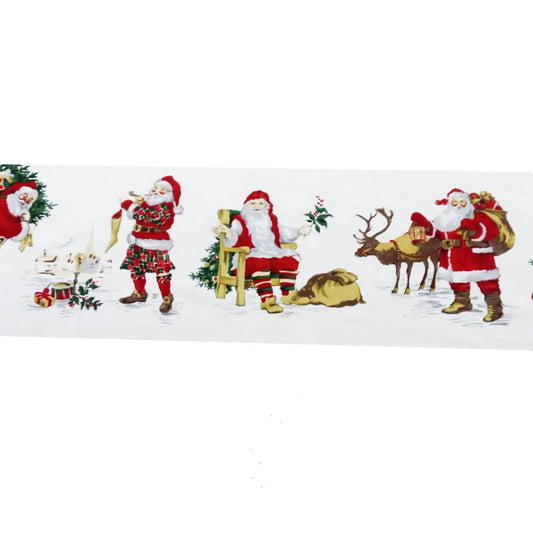Napron decorativ Mos Craciun si Renul