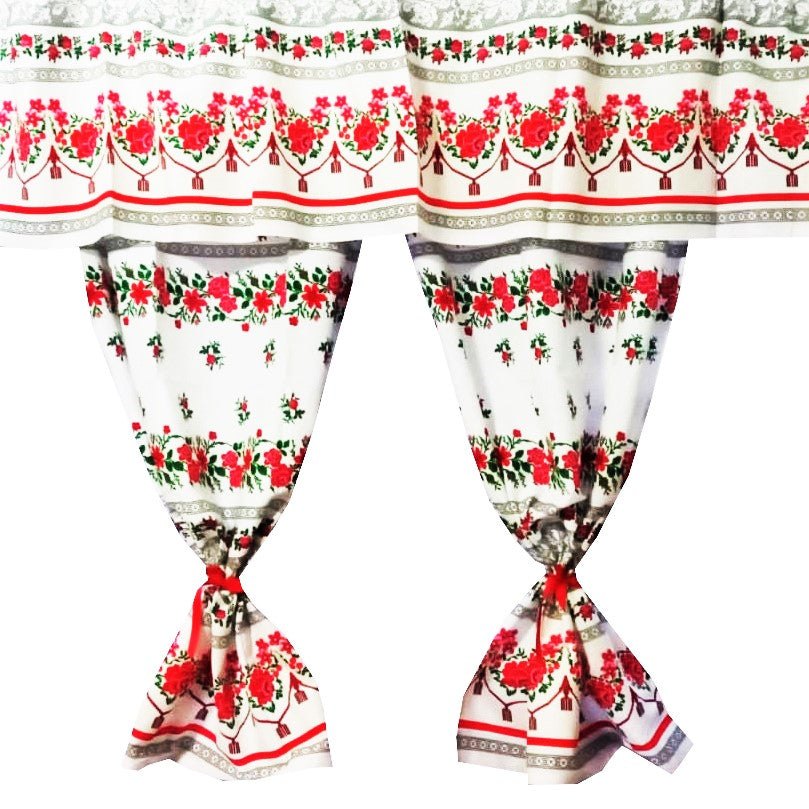 Set 8 piese perdea fata de masa si 6 servete MCF Traditional Moldova