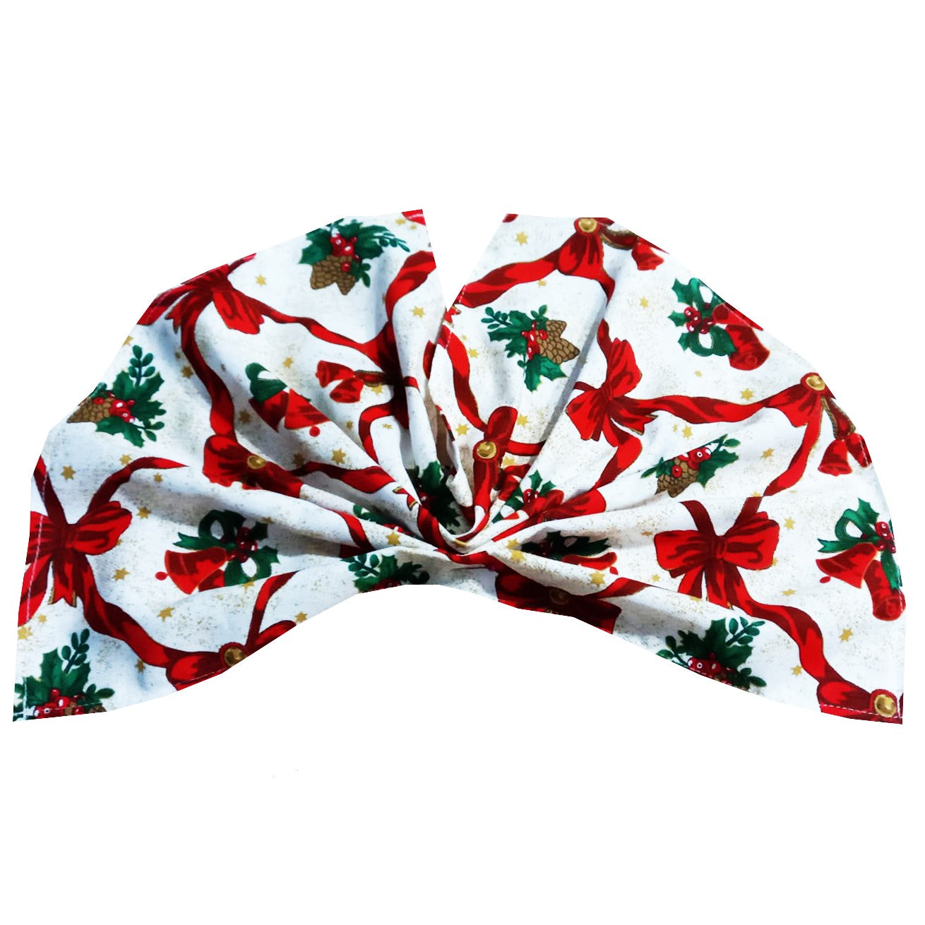 Set 8 piese perdea fata de masa si 6 servete MCF Clopotei de Craciun