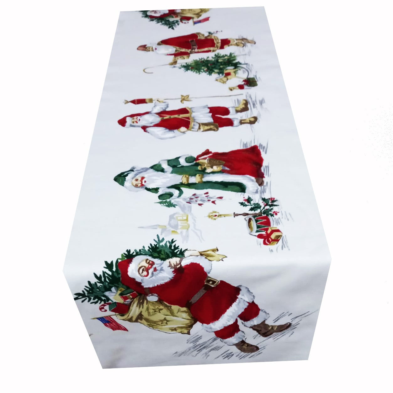 Napron decorativ Moș Crăciun și Renul