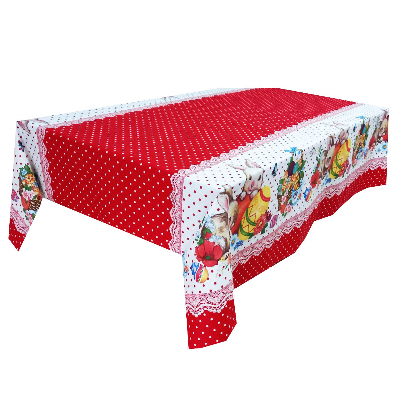Easter Bunny Cotton Tablecloth MCF