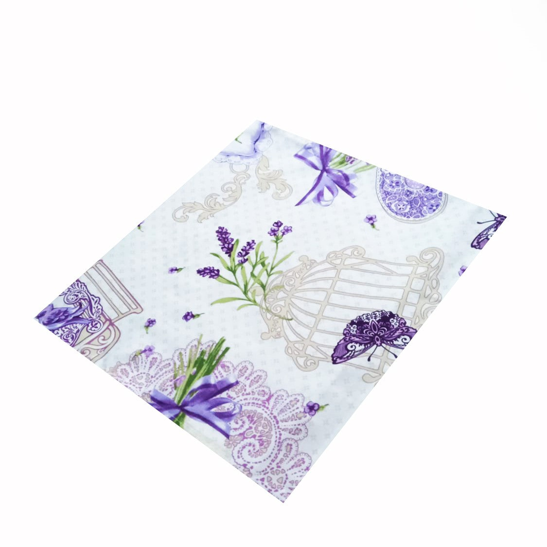 Șervet decorativ cu flori de lavandă – MCF  material textil de calitate