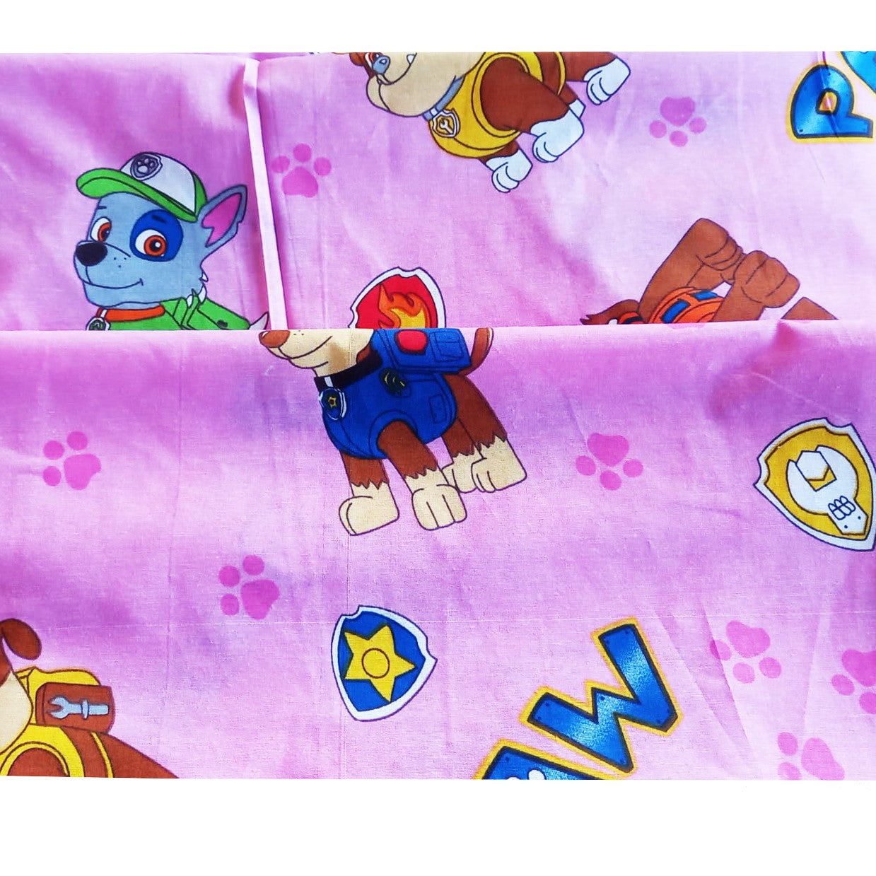 Set 2 fețe de pernă „Patrula Căţelușilor” – imprimeu copii, material textil de calitate