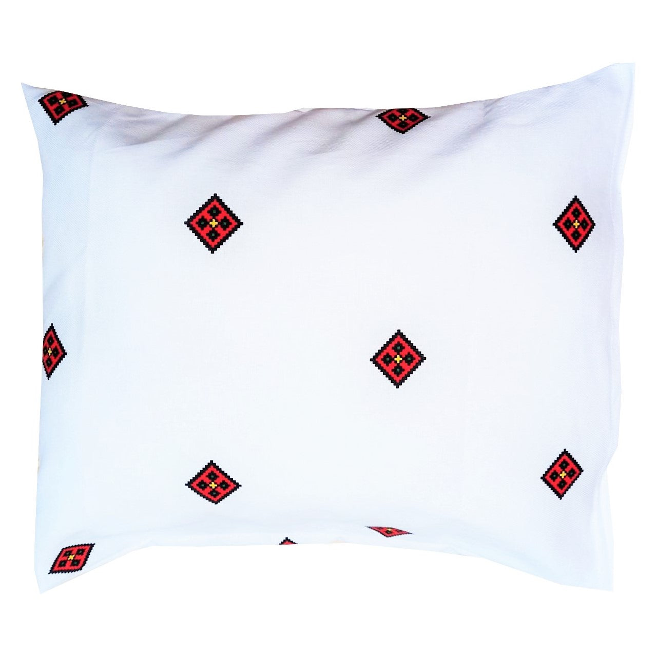 Set 2 fețe de pernă – bumbac, model tradițional Banat, MCF