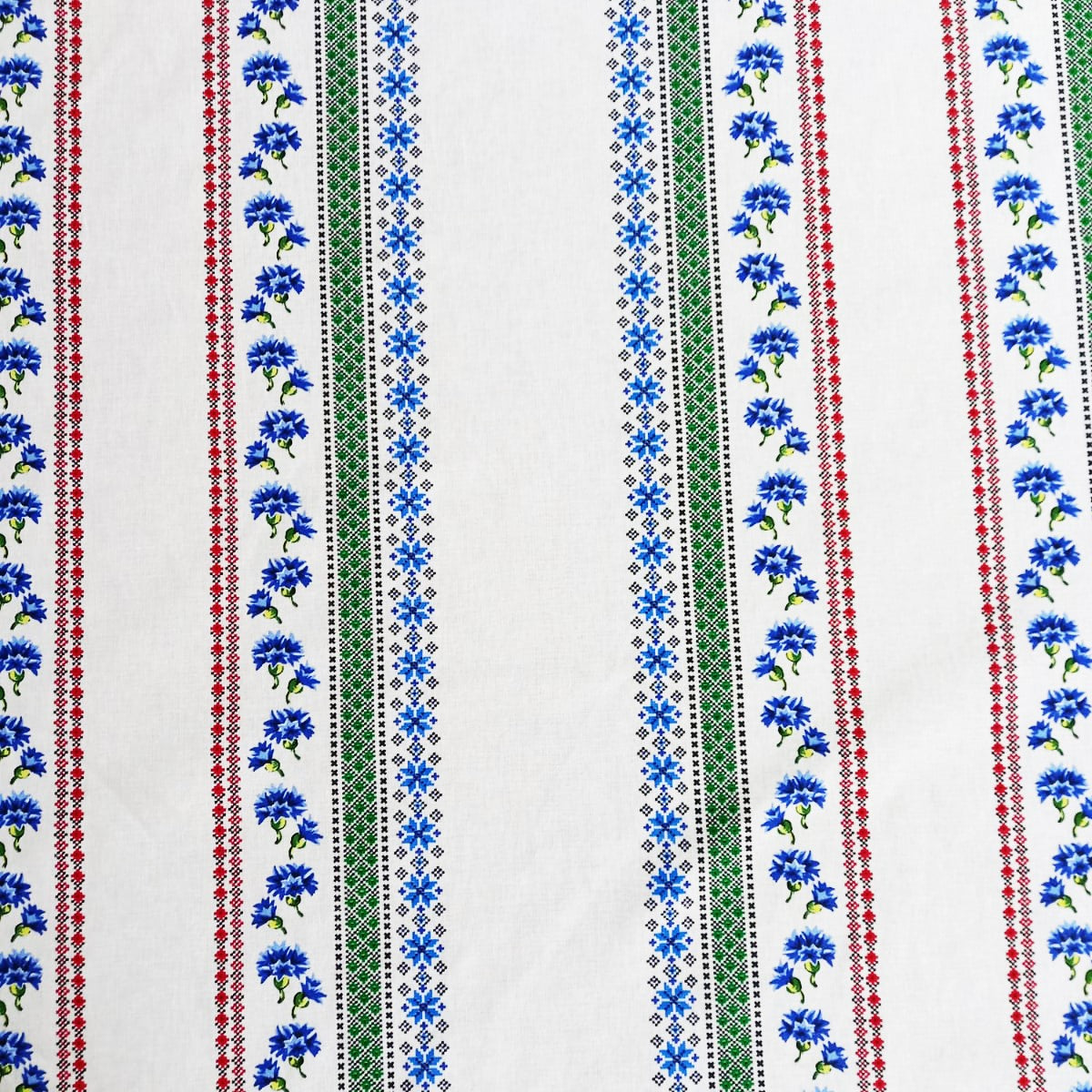 Set 8 piese perdea fata de masa si 6 servete MCF Traditional Crisana