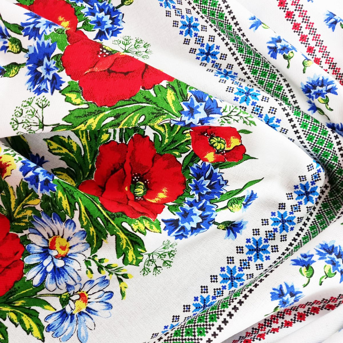 Rochie de vară din bumbac – model tradițional Crișana, multicolor, MCF