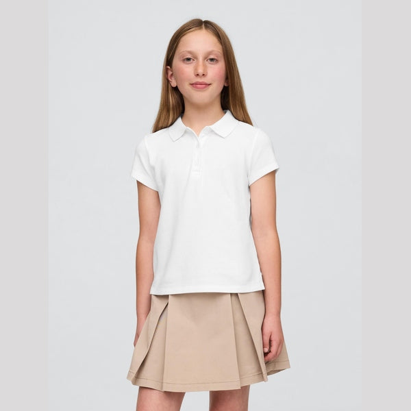 Tricou polo unisex pentru școală 10–13 ani – personalizare opțională