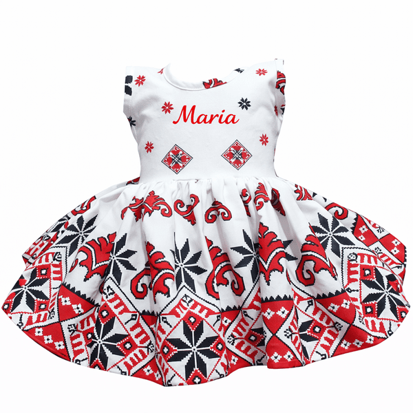 Transylvanian cotton dress, multicolor, summer, traditional print, MCF