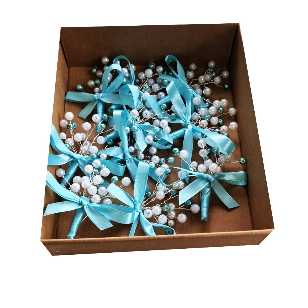 MCF wedding certificate personalized badge pink pearls rosette