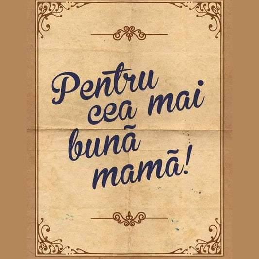Cadou personalizat "Cea mai bună mamă" - MCF - MCF România