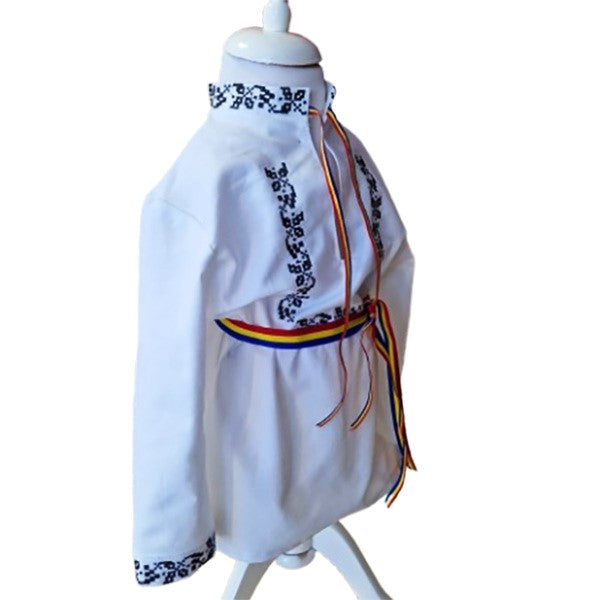 Cămașă Tradițională Băieți, cusută, Ardeal - MCF România