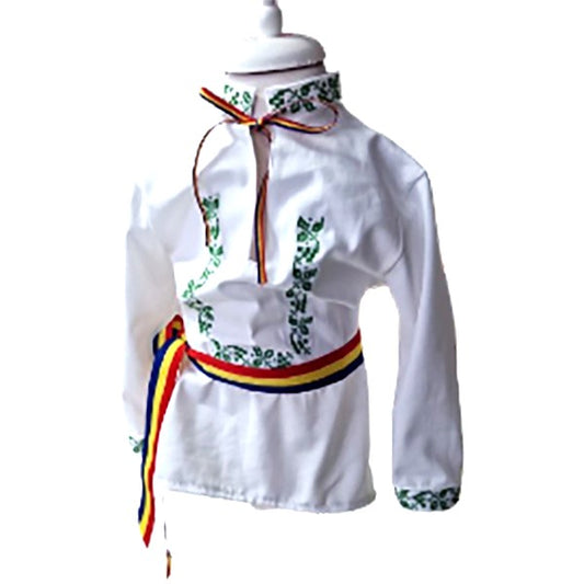 Cămașă Tradițională Băieți cusută ,Moldova - MCF România