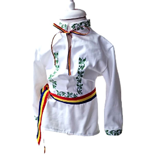 Cămașă Tradițională Băieți cusută ,Moldova - MCF România