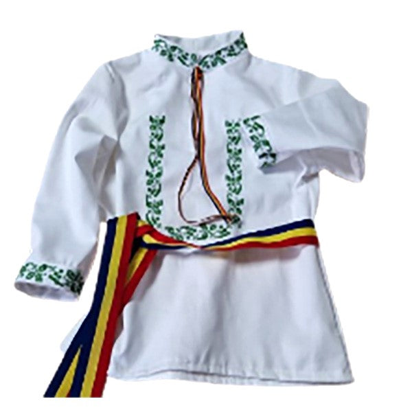 Cămașă Tradițională Băieți cusută ,Moldova - MCF România