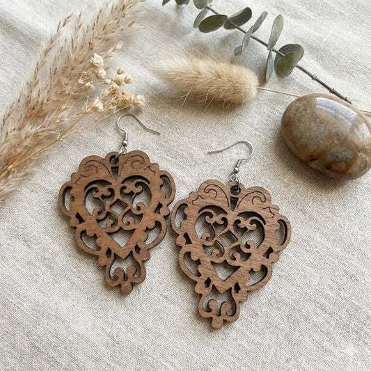 Cercei MCF lemn si argint - MCF România