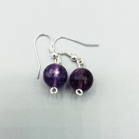 Cercei din argint cu ametist - MCF - MCF România