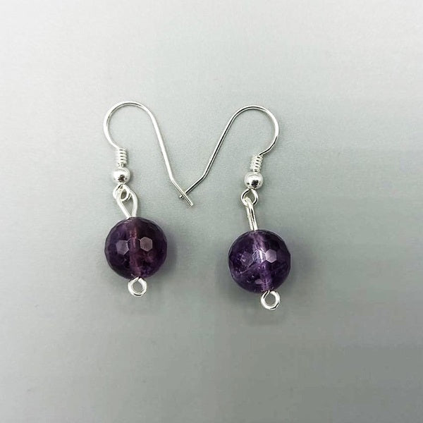 Cercei din argint cu ametist - MCF - MCF România