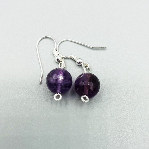 Cercei din argint cu ametist - MCF - MCF România