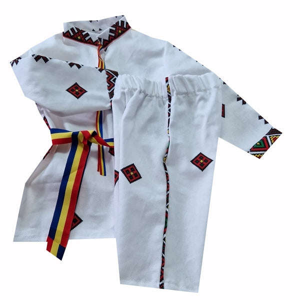 Costum copii cu imprimeu traditional - MCF România