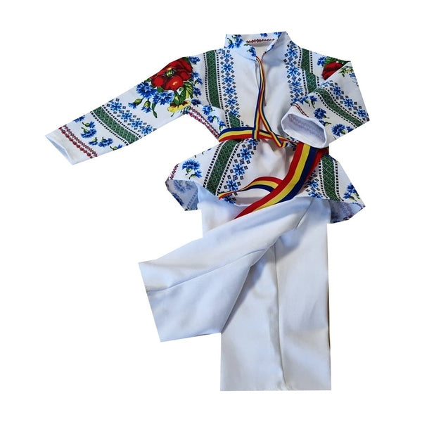 Costum copii cu imprimeu traditional - MCF România