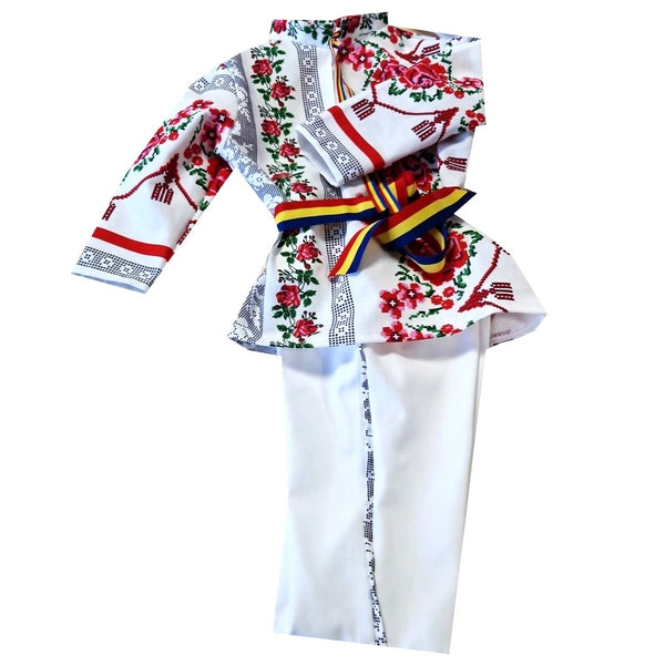 Costum copii cu imprimeu traditional - MCF România