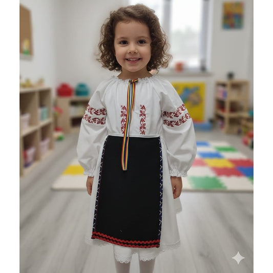 Costum populat 4 piese, ie, fusta si 2 fote - MCF România