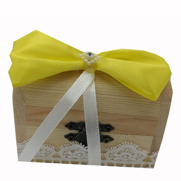 Cufăr din lemn pentru prima șuviță – disponibil în mai multe culori 10x5x5 cm - MCF România