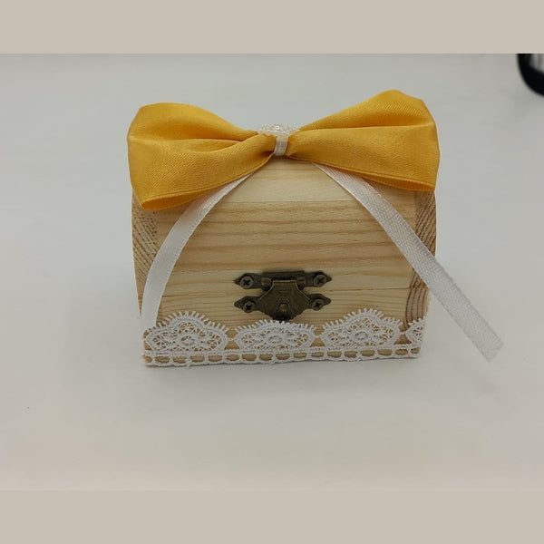 Cufăr din lemn pentru prima șuviță – disponibil în mai multe culori 10x5x5 cm - MCF România