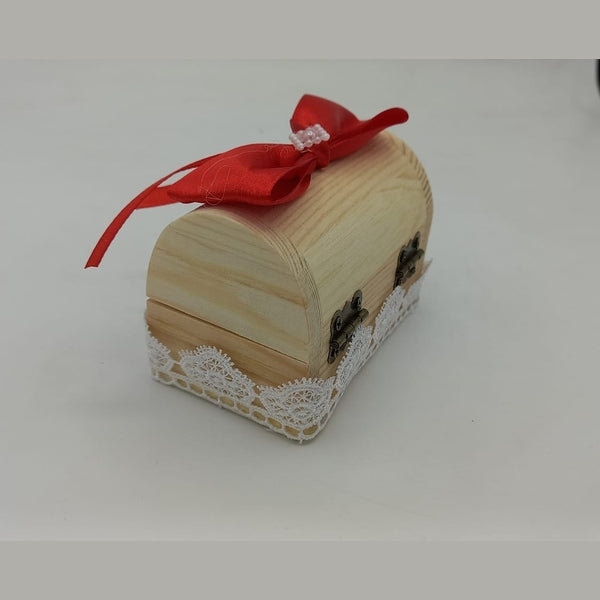 Cufăr din lemn pentru prima șuviță – disponibil în mai multe culori 10x5x5 cm - MCF România