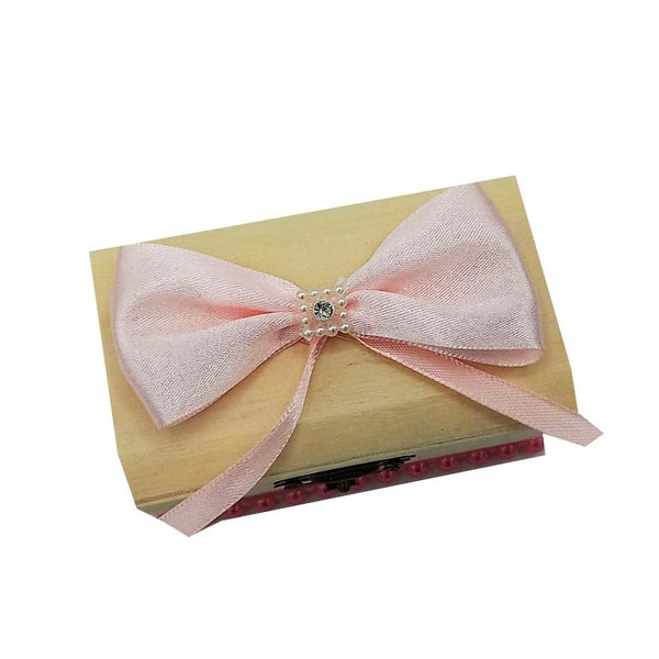 Cufăr din lemn pentru prima șuviță – disponibil în mai multe culori 10x5x5 cm - MCF România