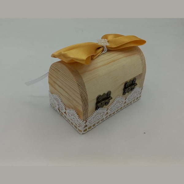 Cufăr din lemn pentru prima șuviță – disponibil în mai multe culori 10x5x5 cm - MCF România