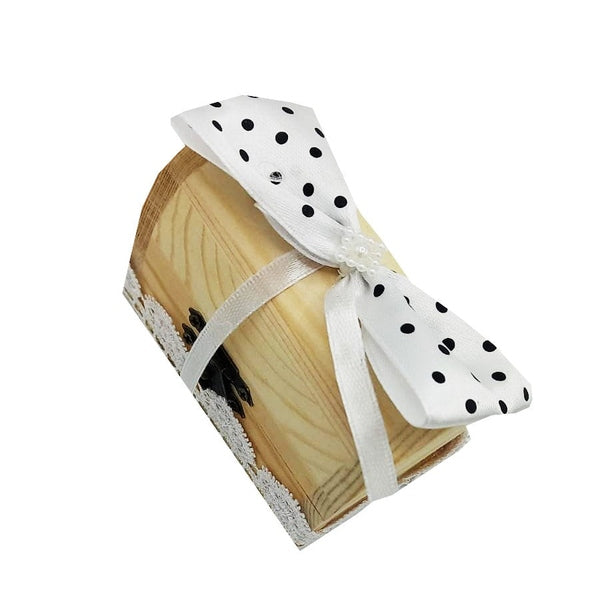 Cufăr din lemn pentru prima șuviță – disponibil în mai multe culori 10x5x5 cm - MCF România