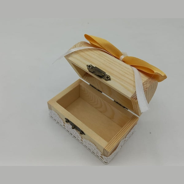 Cufăr din lemn pentru prima șuviță – disponibil în mai multe culori 10x5x5 cm - MCF România