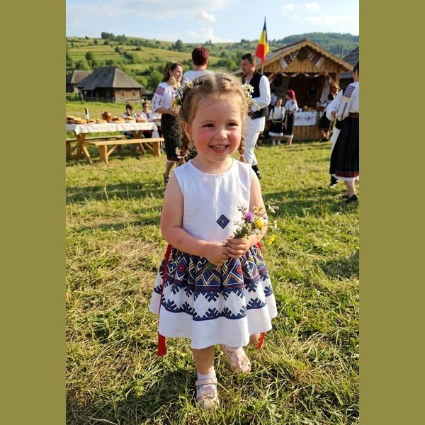 Rochie fete MCF traditionala Dobrogea - personalizata cu nume