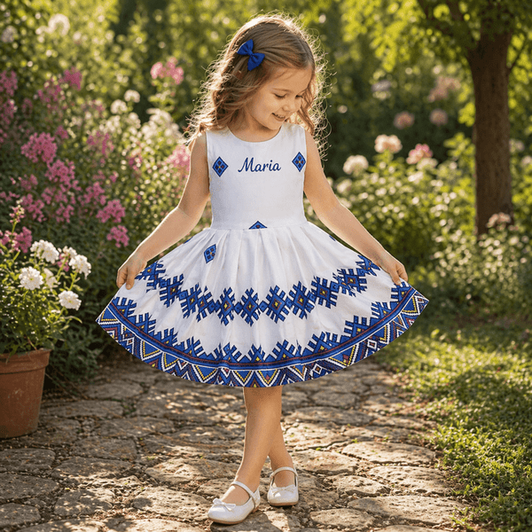 Rochie fete MCF traditionala Dobrogea - personalizata cu nume