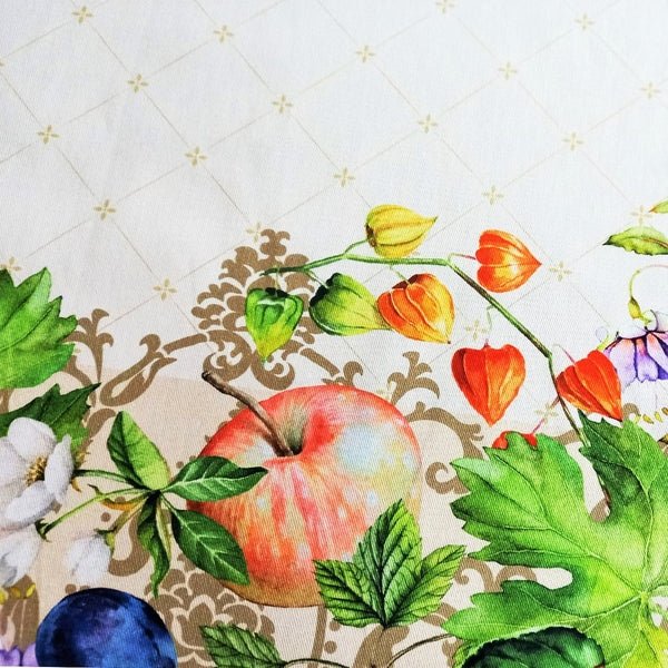 Față de masă decorativă 150×180 cm – model cu fructe - MCF România
