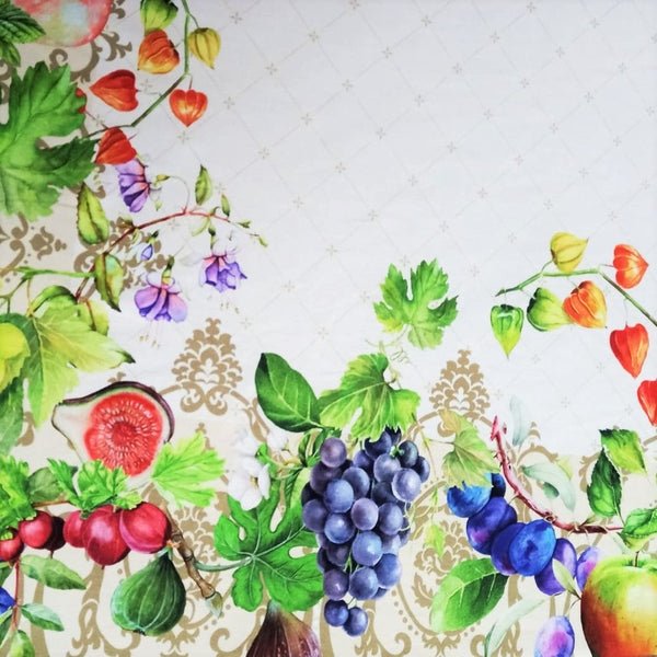 Față de masă decorativă 150×180 cm – model cu fructe - MCF România