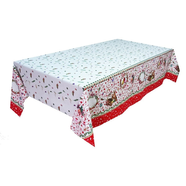 Față de masă din bumbac 100% cu iepurași de Paște | MCF SRL - MCF România