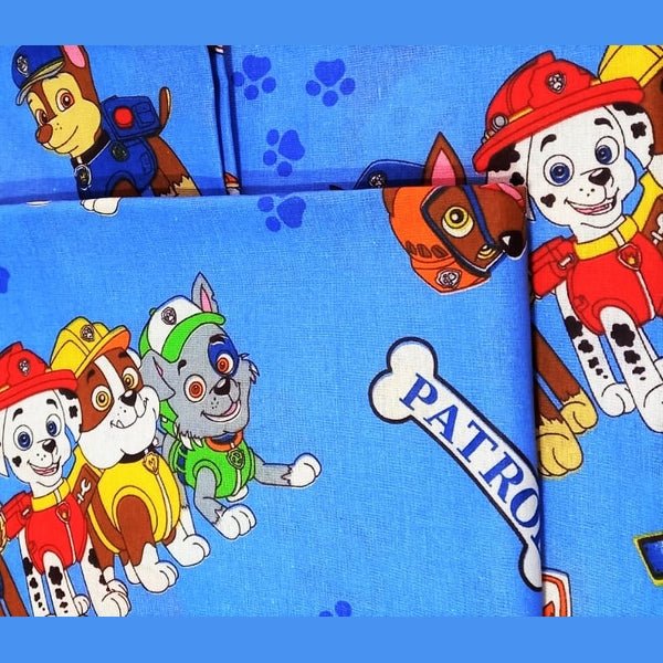 Lenjerie de pat pentru copii „Patrula Căţelușilor” – MCF, material textil de calitate - MCF România