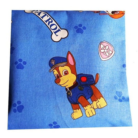 Lenjerie pat 3 piese MCF patrula catelusilor multicolor - MCF România