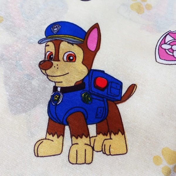 Lenjerie pat 3 piese MCF patrula catelusilor multicolor - MCF România