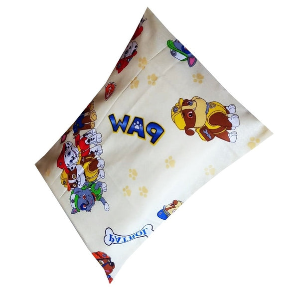 Lenjerie pat 3 piese MCF patrula catelusilor multicolor - MCF România