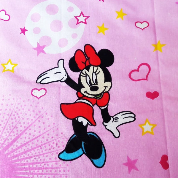 Lenjerie pat MCF Mickey si Minnie mouse, bumbac - MCF România