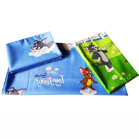 Lenjerie pat Tom si Jerry multicolor, bumbac - MCF România