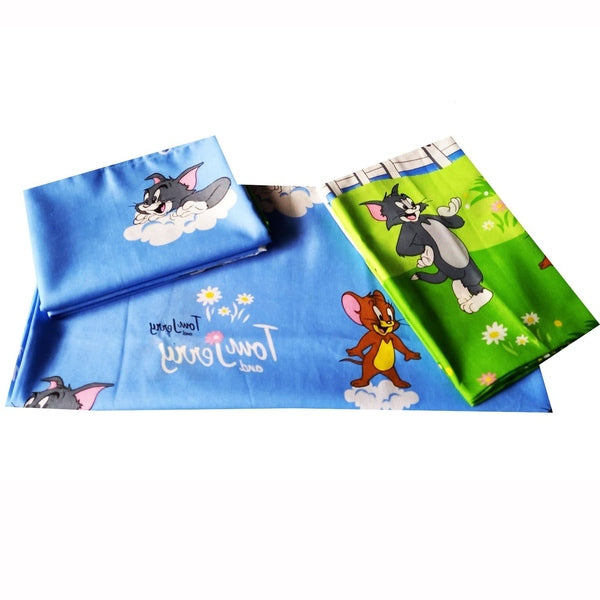 Lenjerie pat Tom si Jerry multicolor, bumbac - MCF România