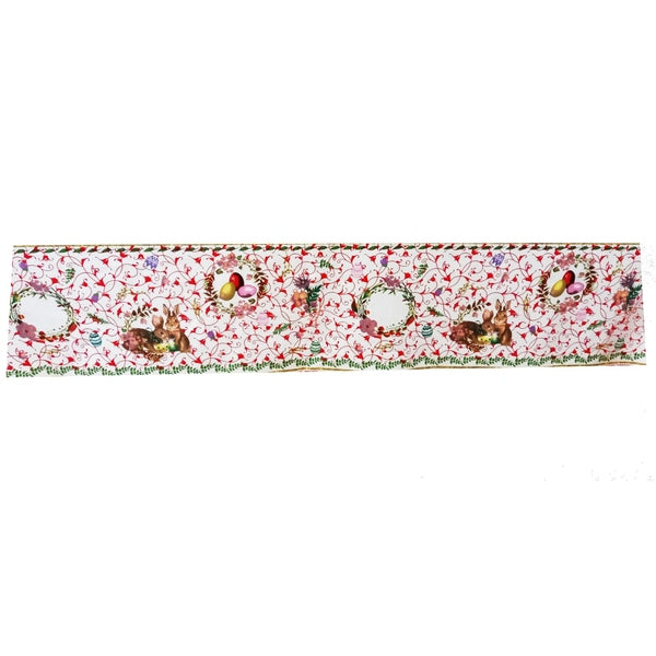 Napron de Paște 40×140 cm din bumbac cu motive pascale | MCF SRL - MCF România