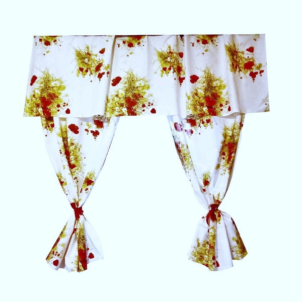 Perdea de Bucătărie imprimeu FLORI DE CÂMP - MCF România