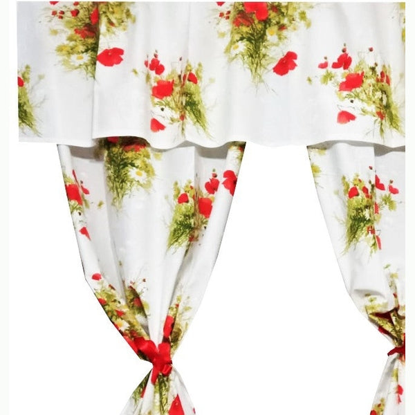 Perdea de Bucătărie imprimeu FLORI DE CÂMP - MCF România