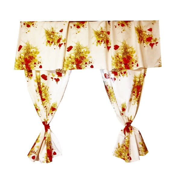 Perdea de Bucătărie imprimeu FLORI DE CÂMP - MCF România