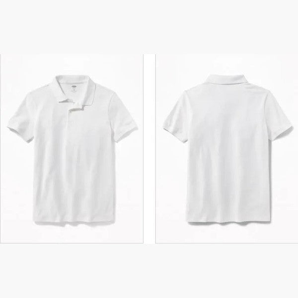 Tricou polo unisex pentru școală 10–13 ani – personalizare opțională